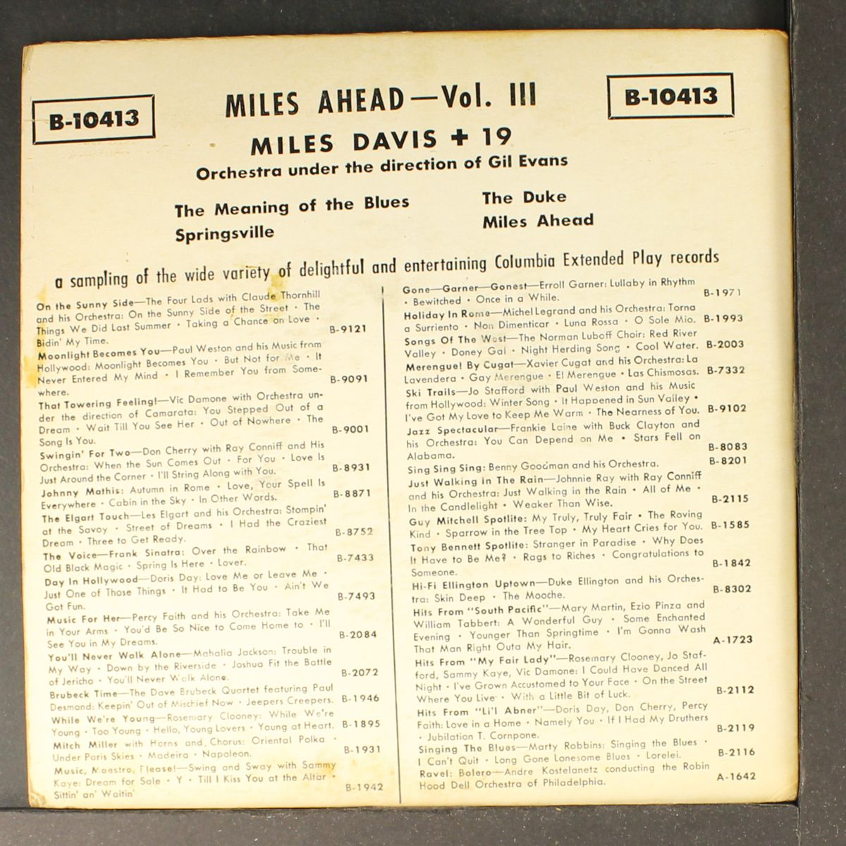 miles ahead,vol. 3 by MILES DAVIS