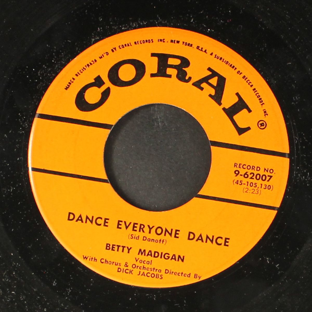 dance everybody dance by BETTY MADIGAN
