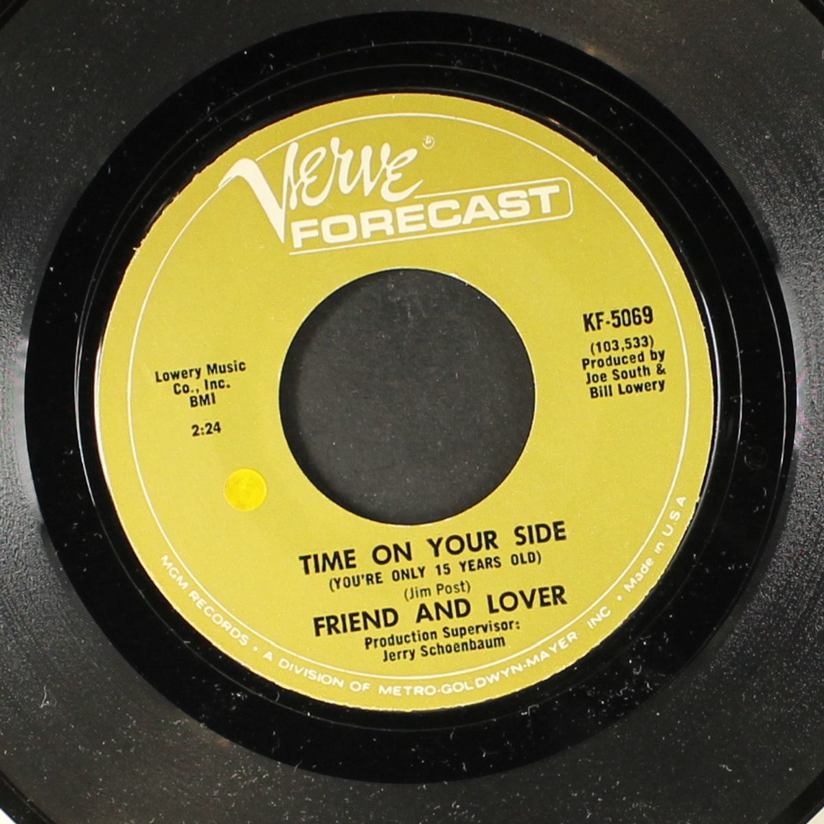 reach out in the darkness / time on your side by FRIEND & LOVER