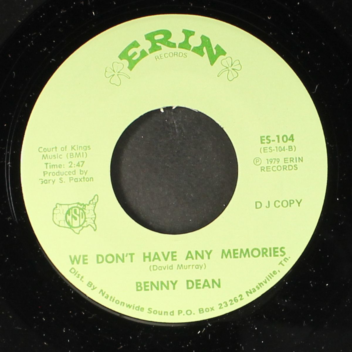 bottom of the fifth / we don't have any memories by BENNY DEAN