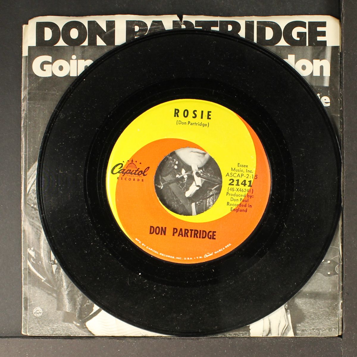 rosie / going back to london by DON PARTRIDGE
