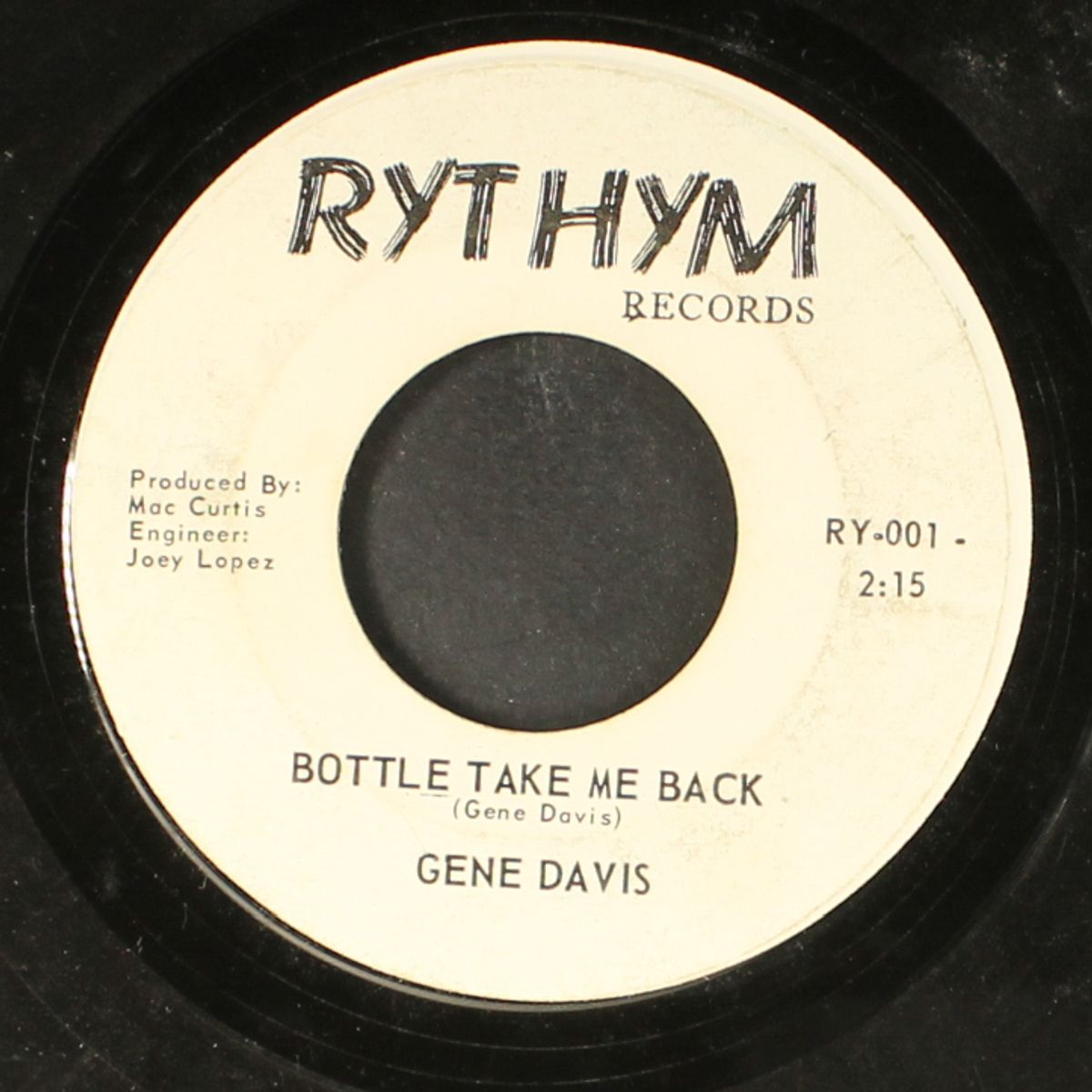 bottle take me back / goodbye girl i'm leaving by GENE DAVIS