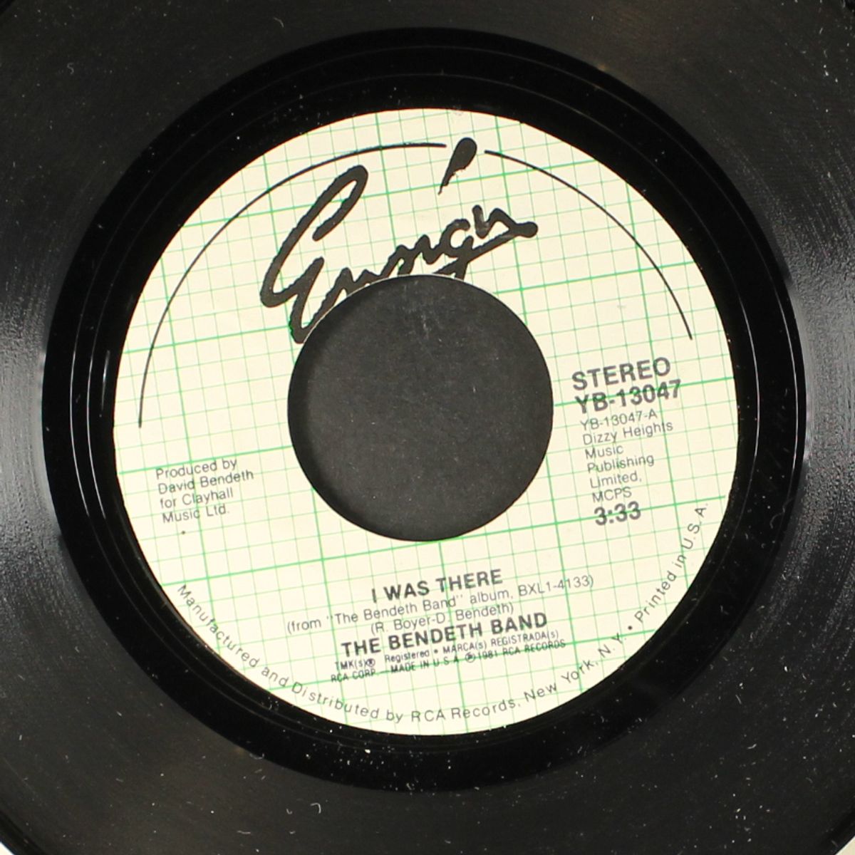 i was there / rollin' by BENDETH BAND