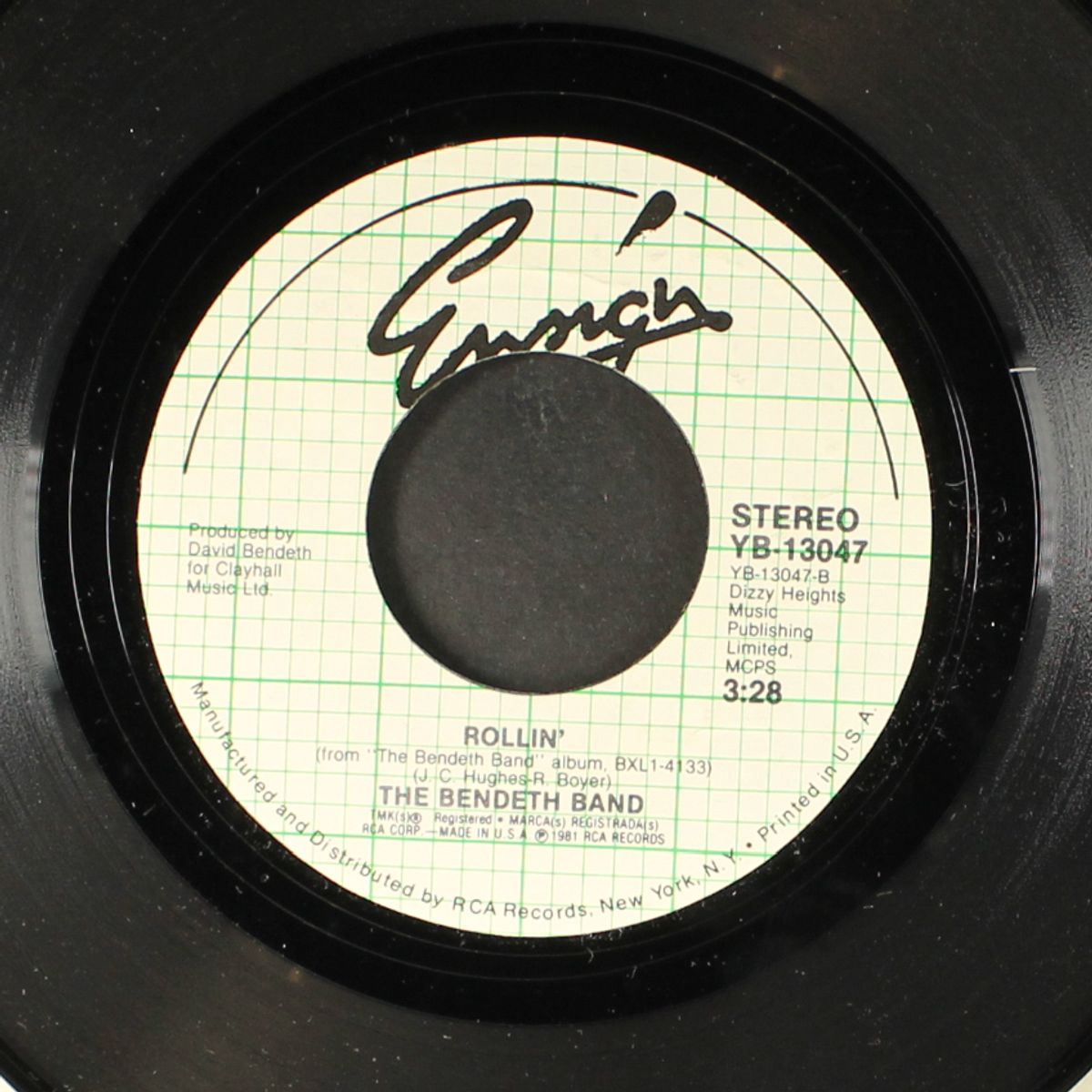 i was there / rollin' by BENDETH BAND
