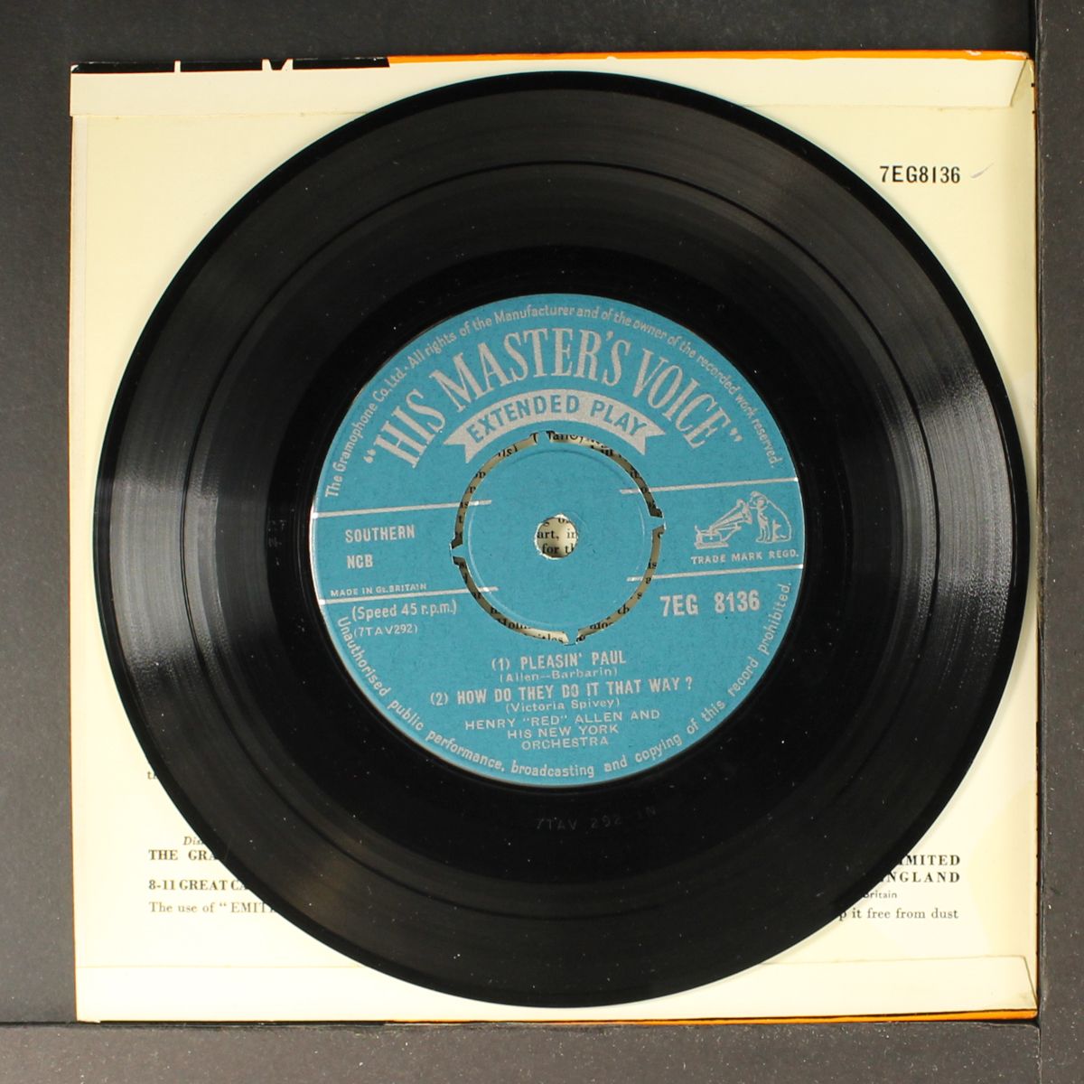 & his new york orchestra by HENRY "RED" ALLEN