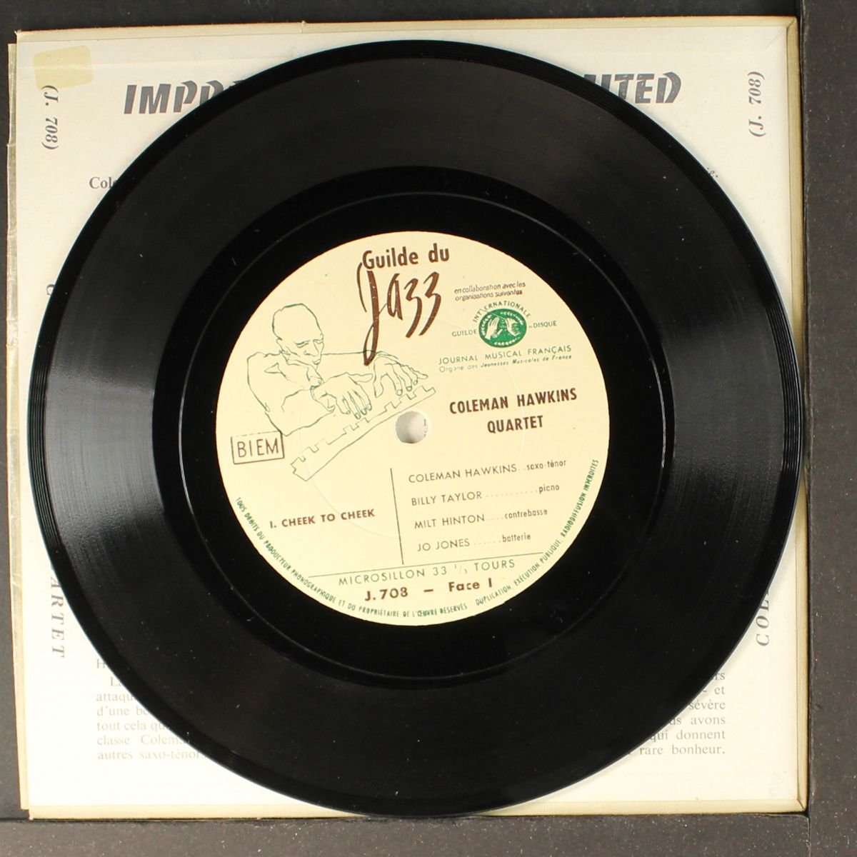 improvisations unlimited by COLEMAN HAWKINS