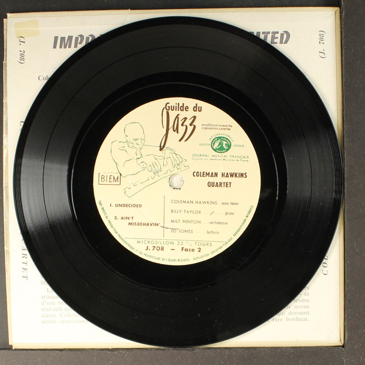 improvisations unlimited by COLEMAN HAWKINS