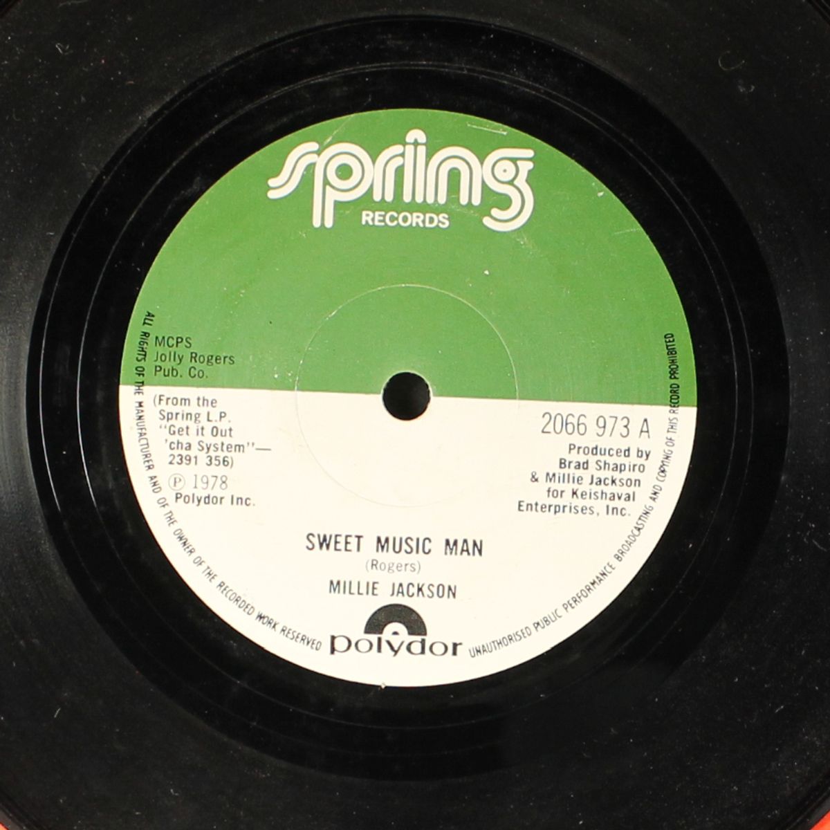 sweet music man / feelin' like a woman by MILLIE JACKSON
