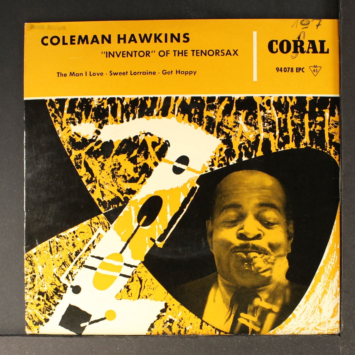 inventor of the tenor sax by COLEMAN HAWKINS