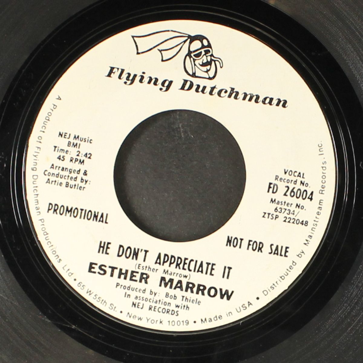 he don't appreciate it by ESTHER MARROW