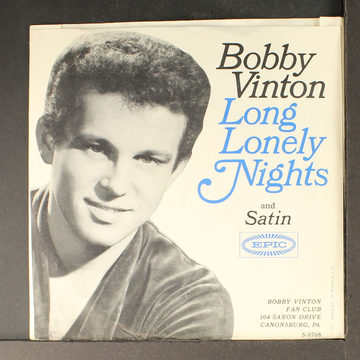 long lonely nights by BOBBY VINTON