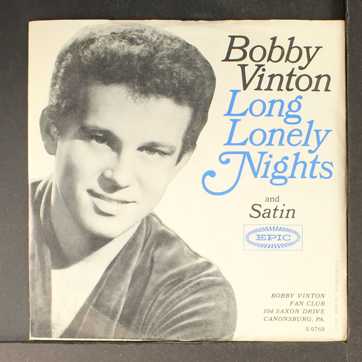 long lonely nights by BOBBY VINTON