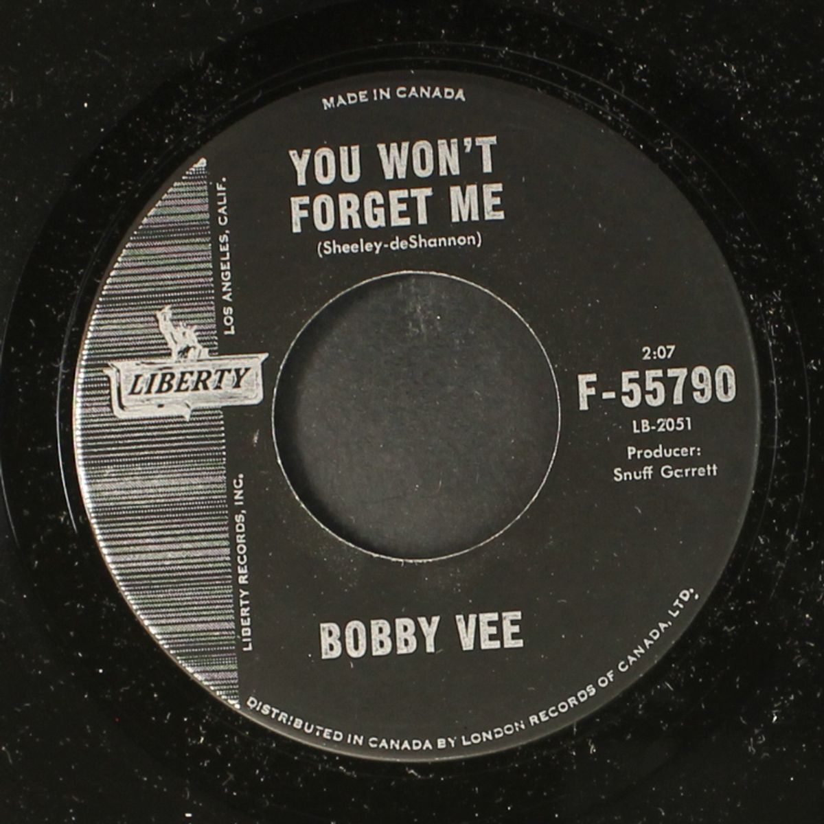 keep on trying / you won't forget me by BOBBY VEE