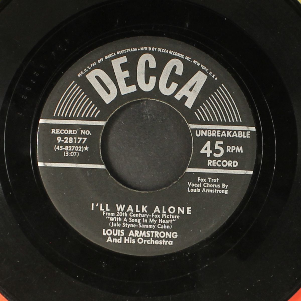 i'll walk alone by LOUIS ARMSTRONG