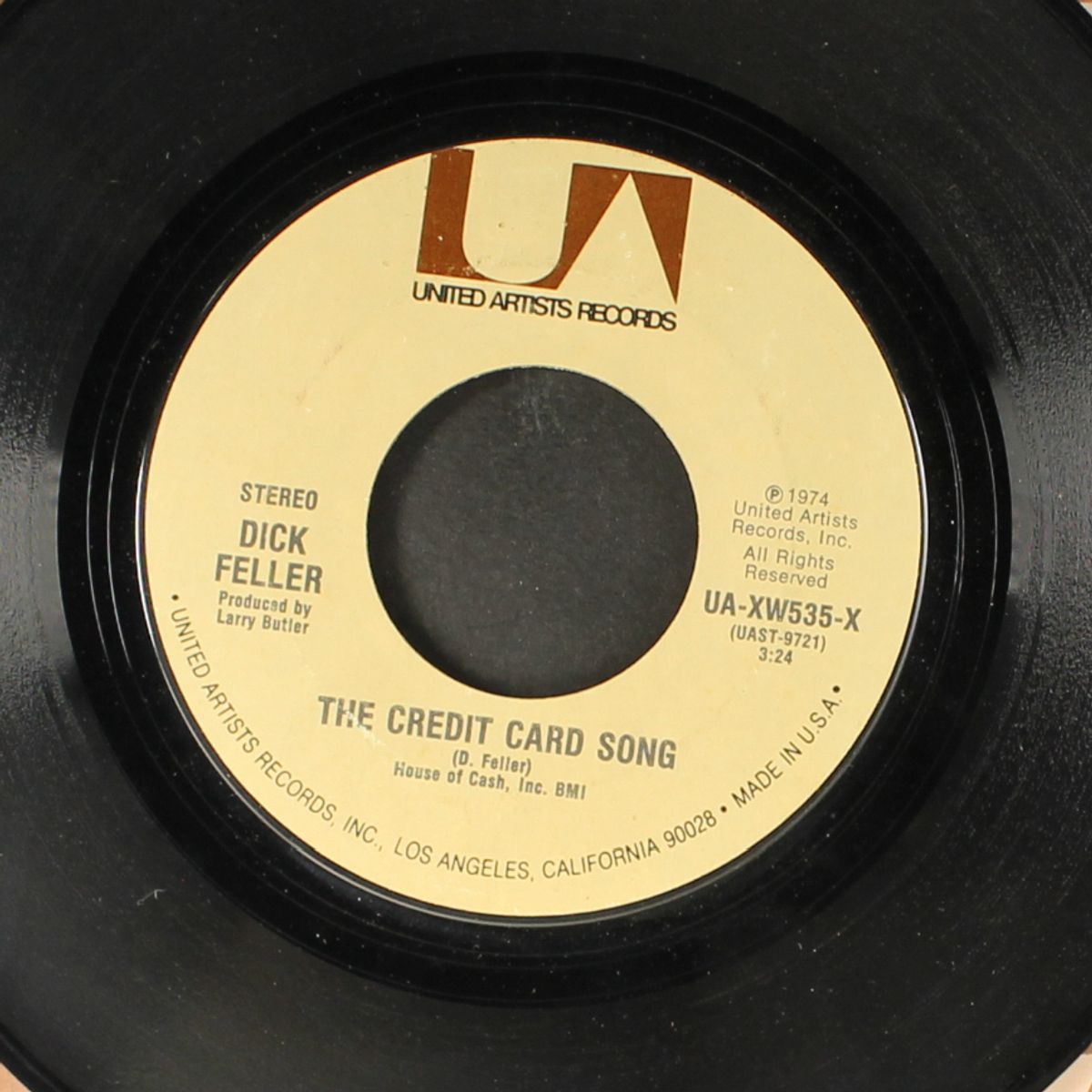 the credit card song by DICK FELLER