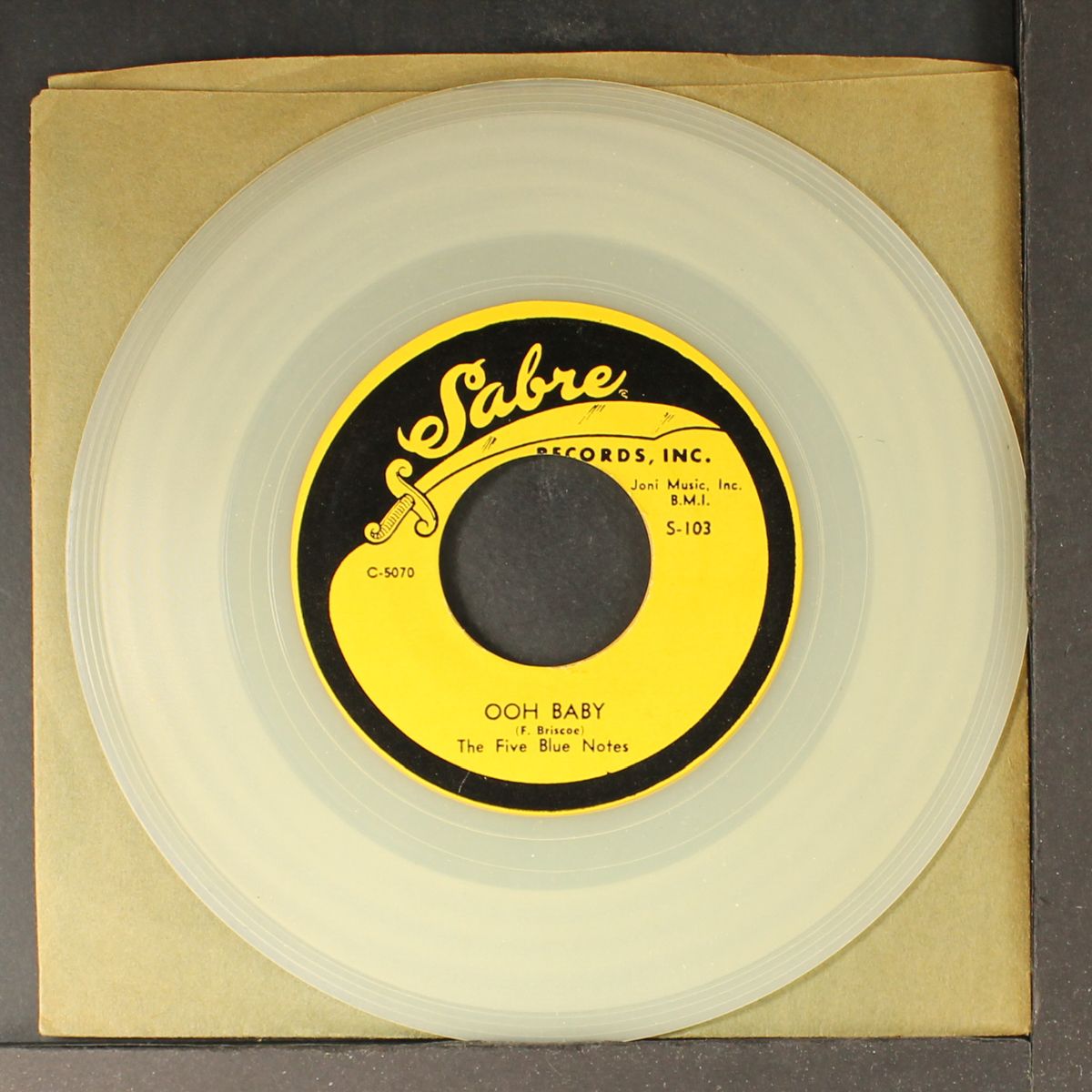 my gal is gone / ooh baby by FIVE BLUE NOTES