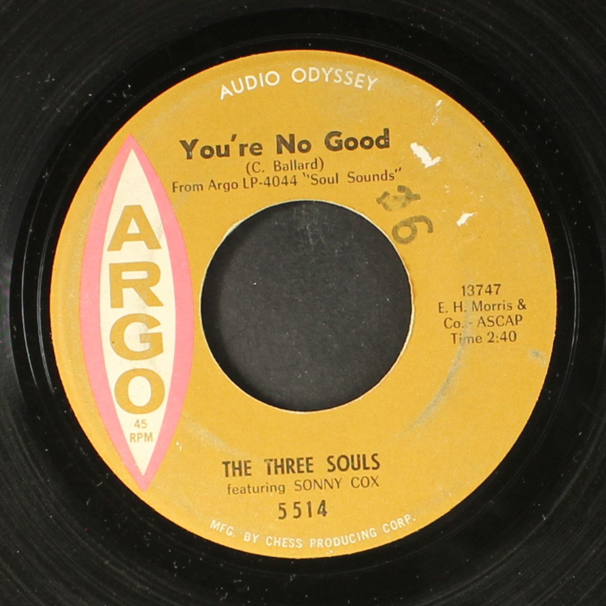 chittlins con carne / you're no good by THREE SOULS