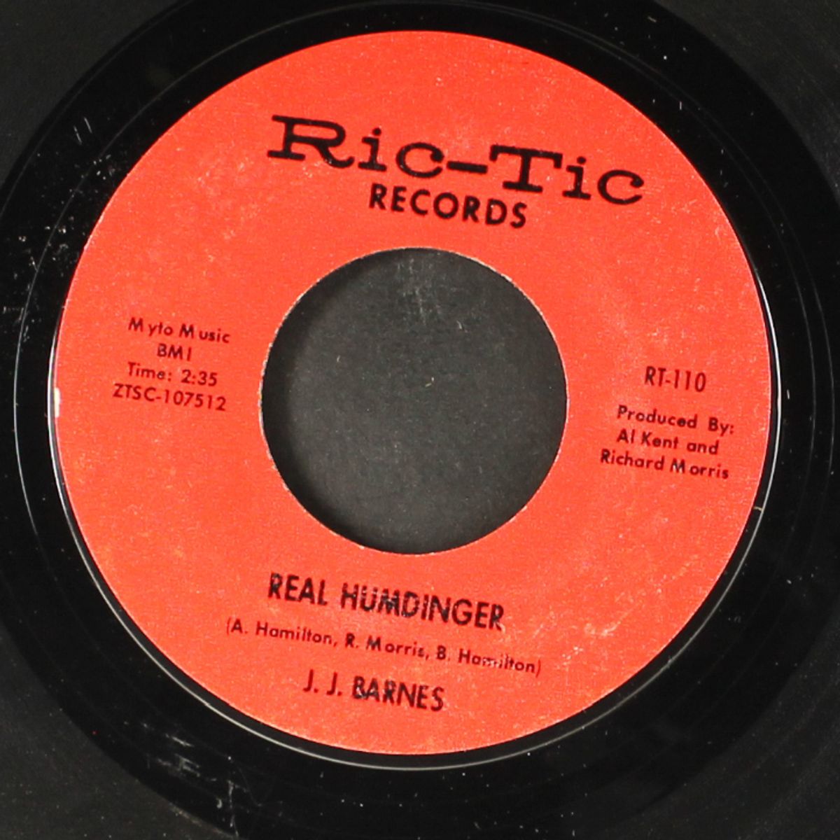 real humdinger / i ain't gonna do it by J.J. BARNES