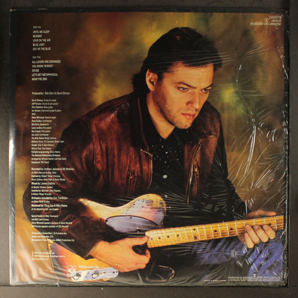 about face by DAVID GILMOUR