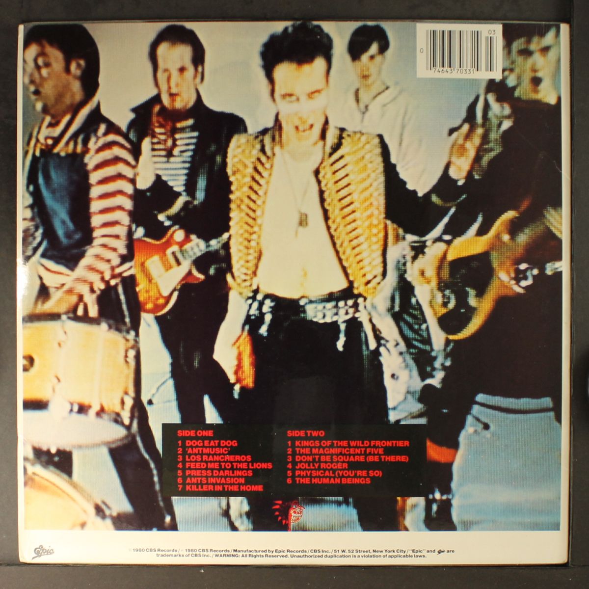 kings of the wild frontier by ADAM & ANTS