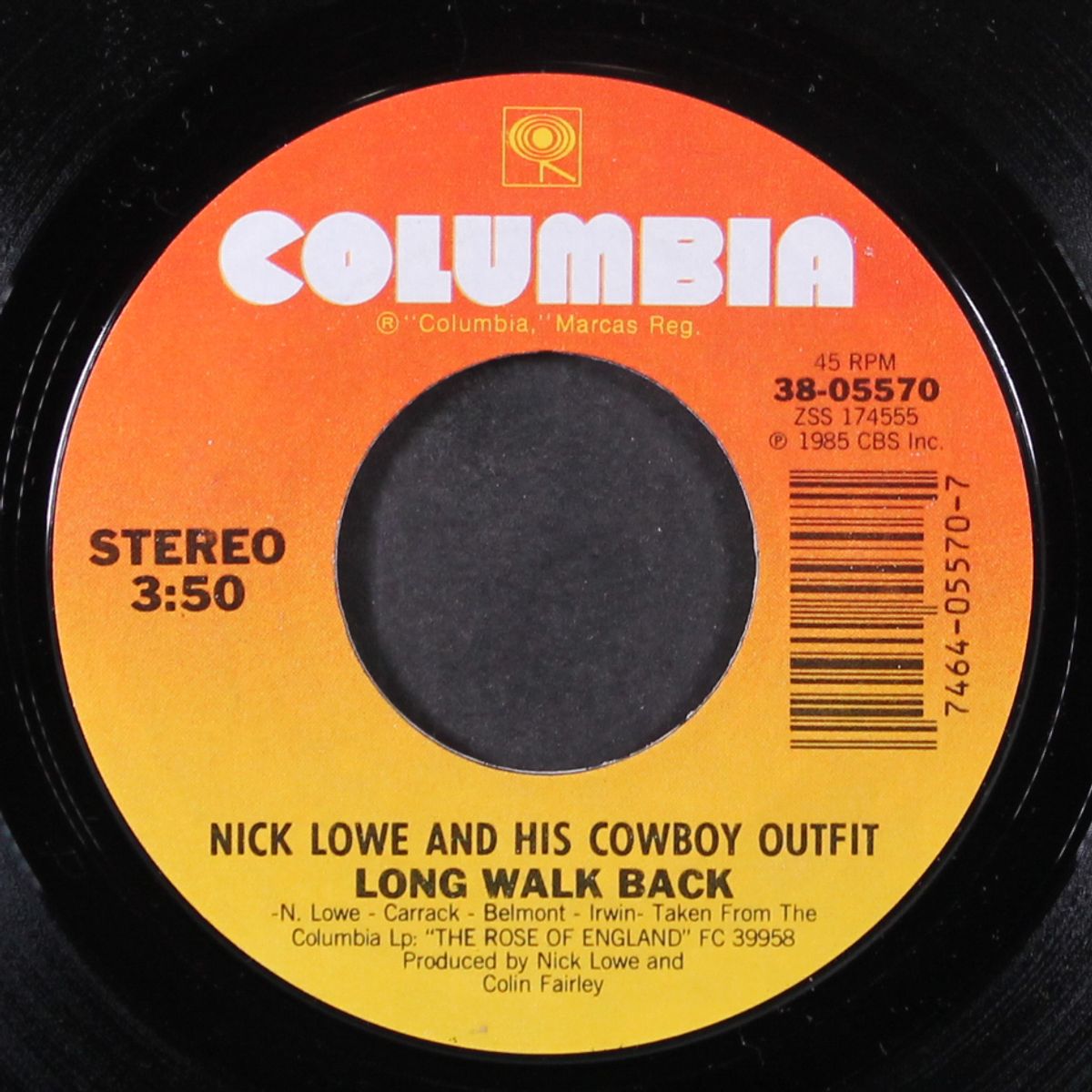 i knew the bride (when she use to rock and roll) / long walk back by NICK LOWE