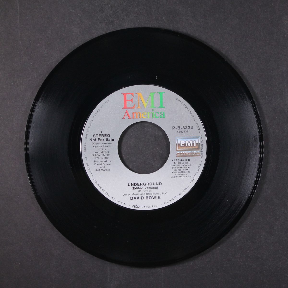 underground by DAVID BOWIE