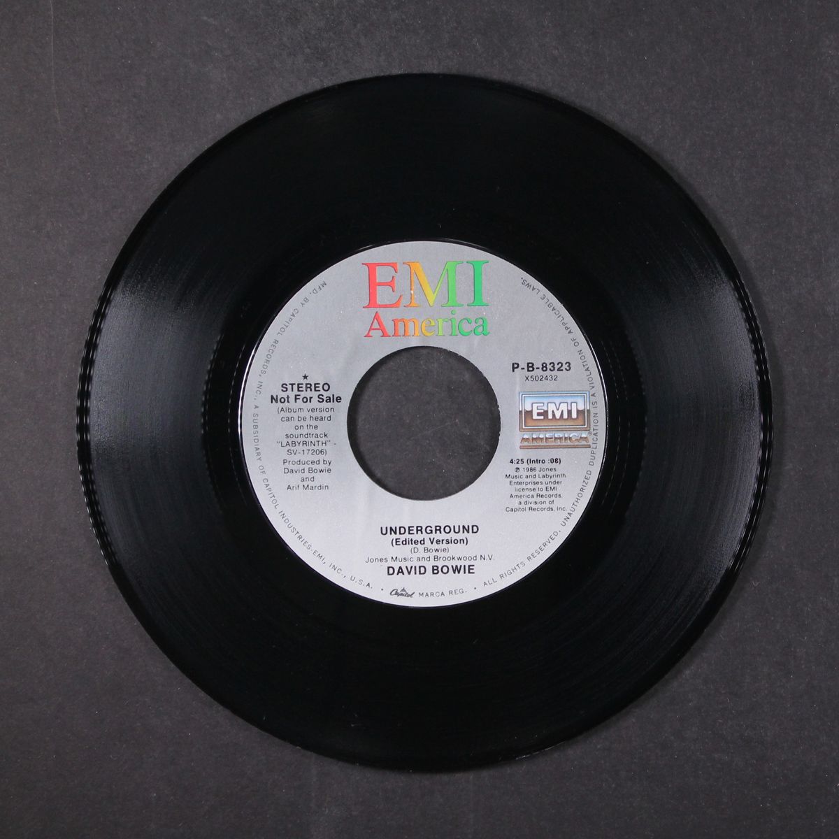 underground by DAVID BOWIE