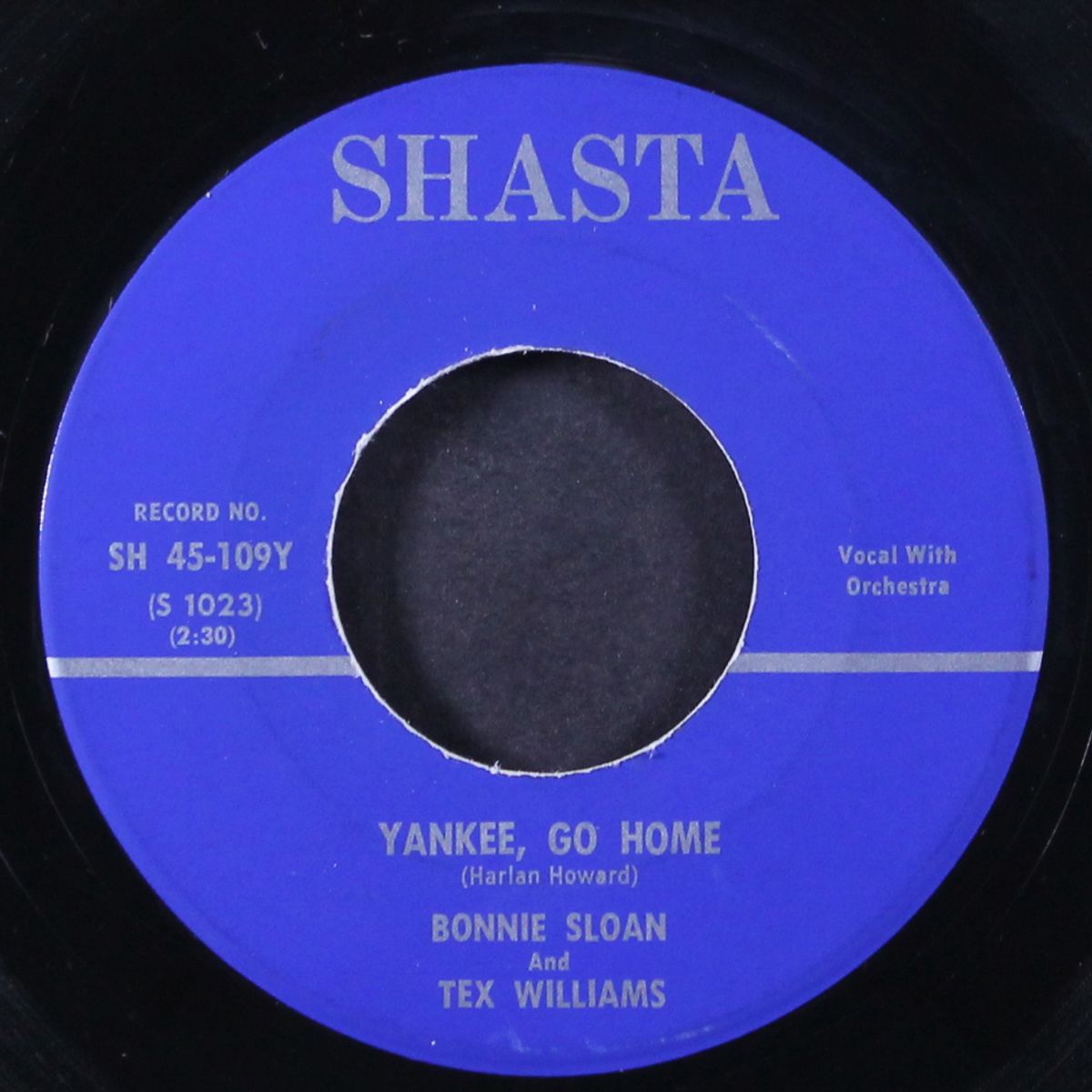 i'll hold you in my heart / yankee go home by TEX WILLIAMS