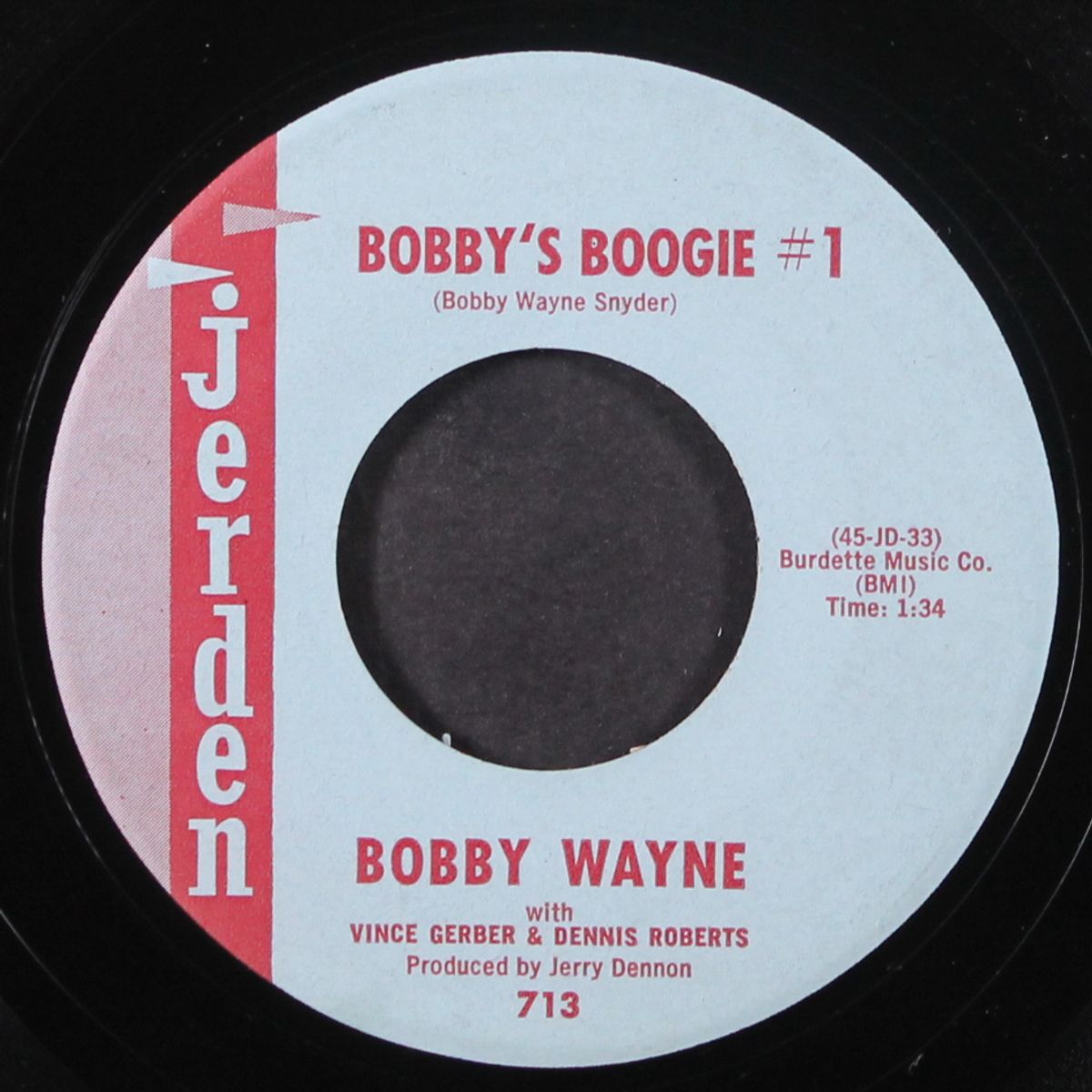 bobby's boogie #1 / tip toes by BOBBY WAYNE