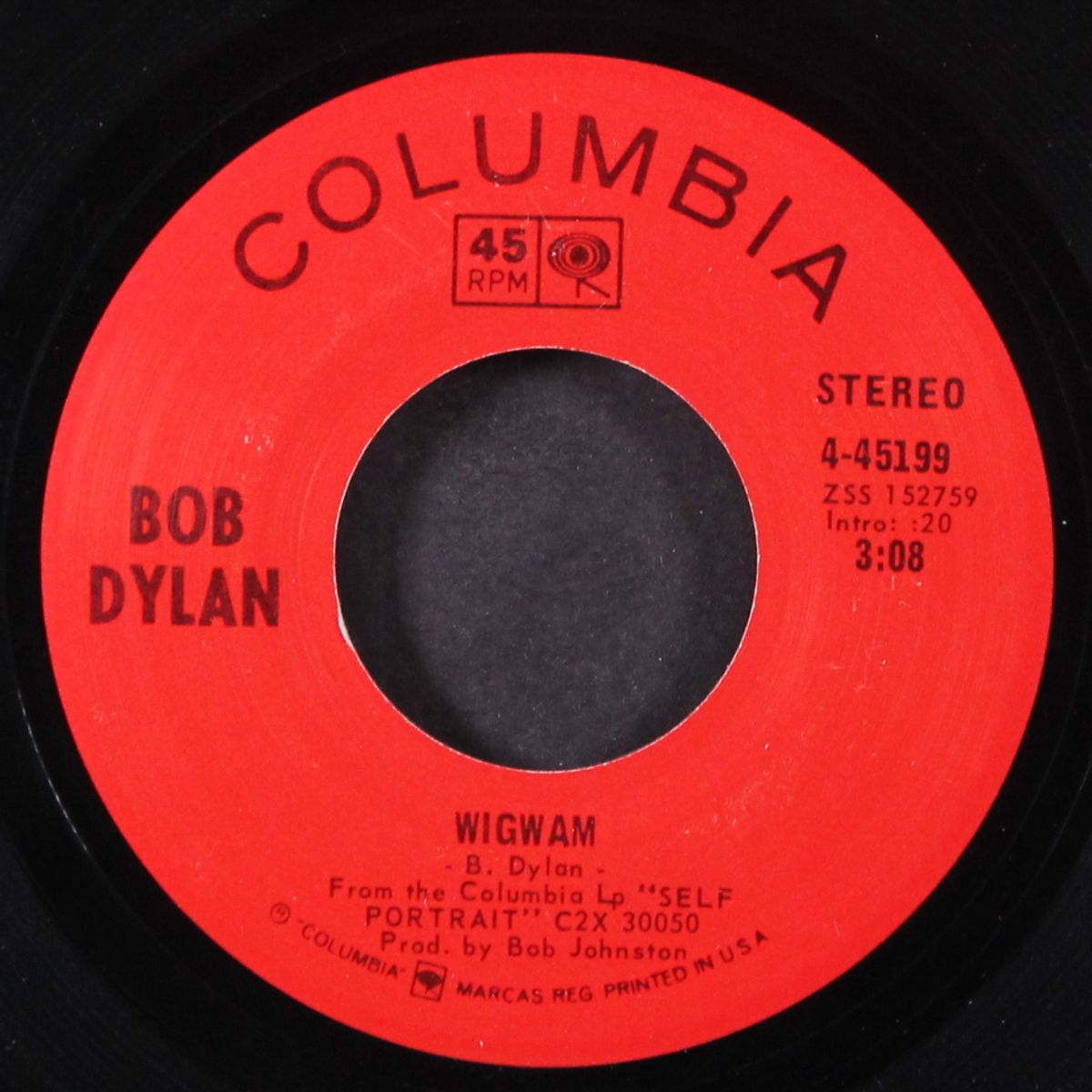 copper kettle / wigwam by BOB DYLAN