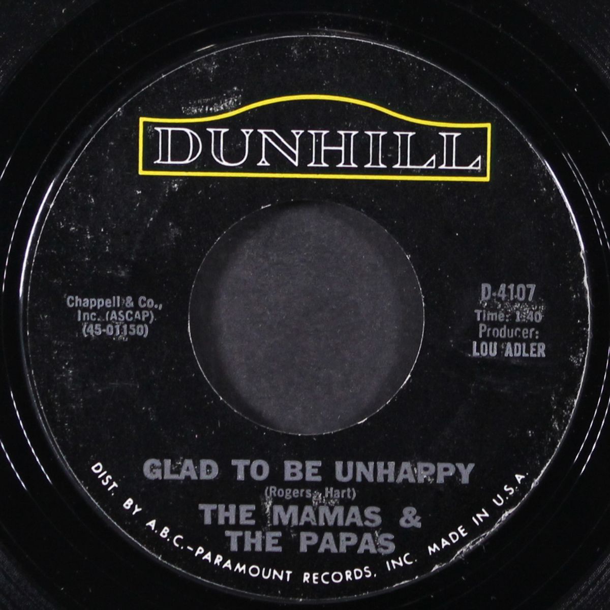 glad to be unhappy / hey girl by MAMAS & PAPAS