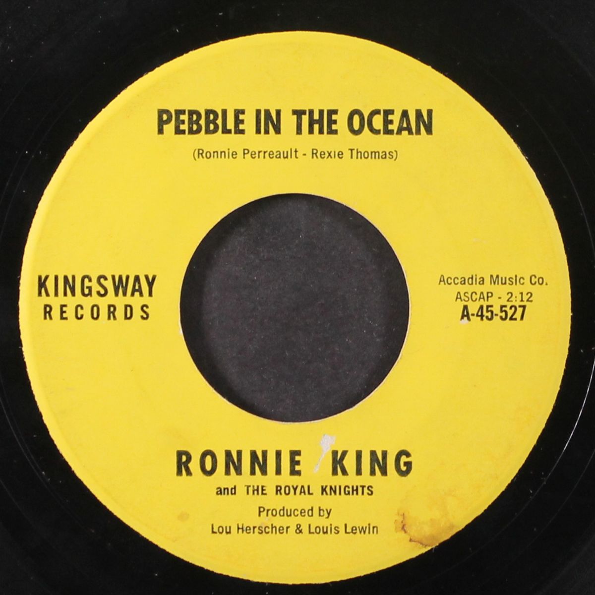 is she waiting for me / pebble in the ocean by RONNIE KING & ROYAL KNIGHTS