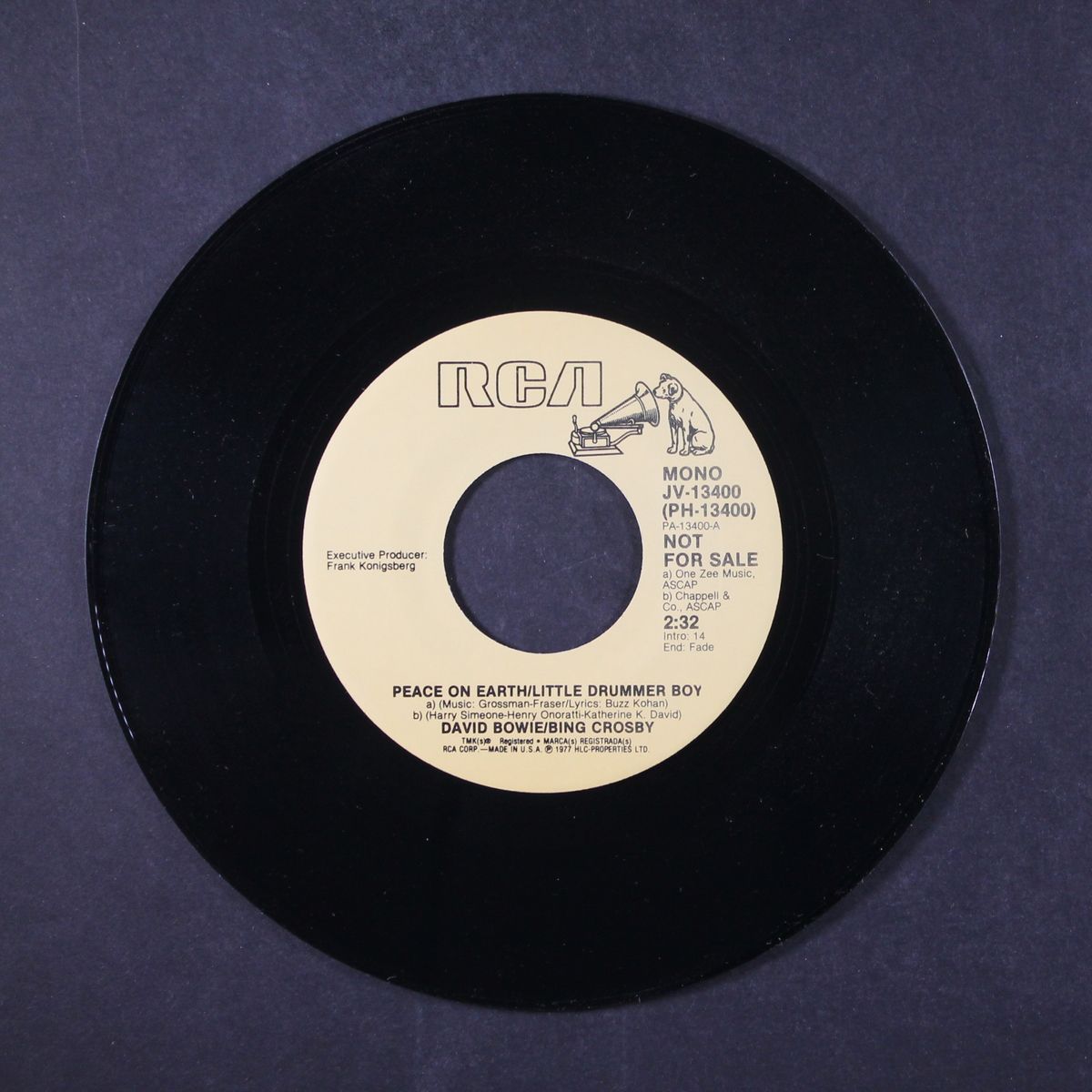 peace on earth / little drummer boy by DAVID BOWIE & BING CROSBY