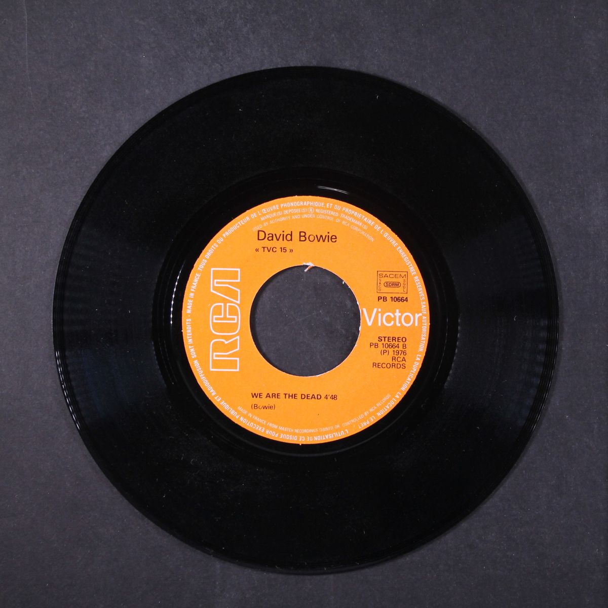 tvc 15 / we are the dead by DAVID BOWIE