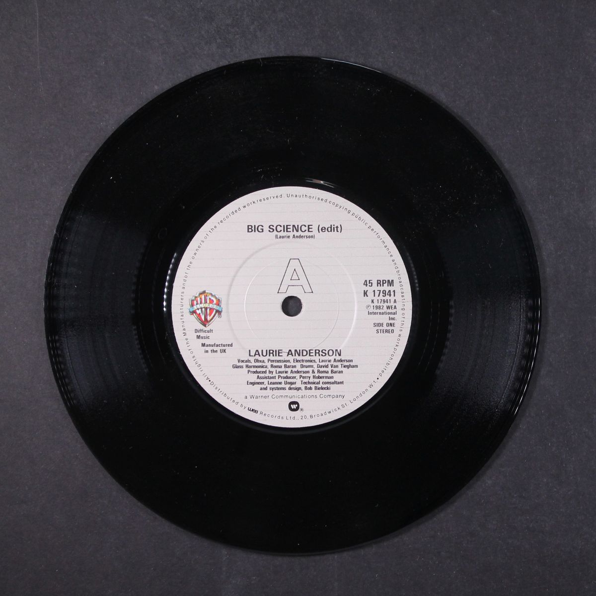 big science by LAURIE ANDERSON