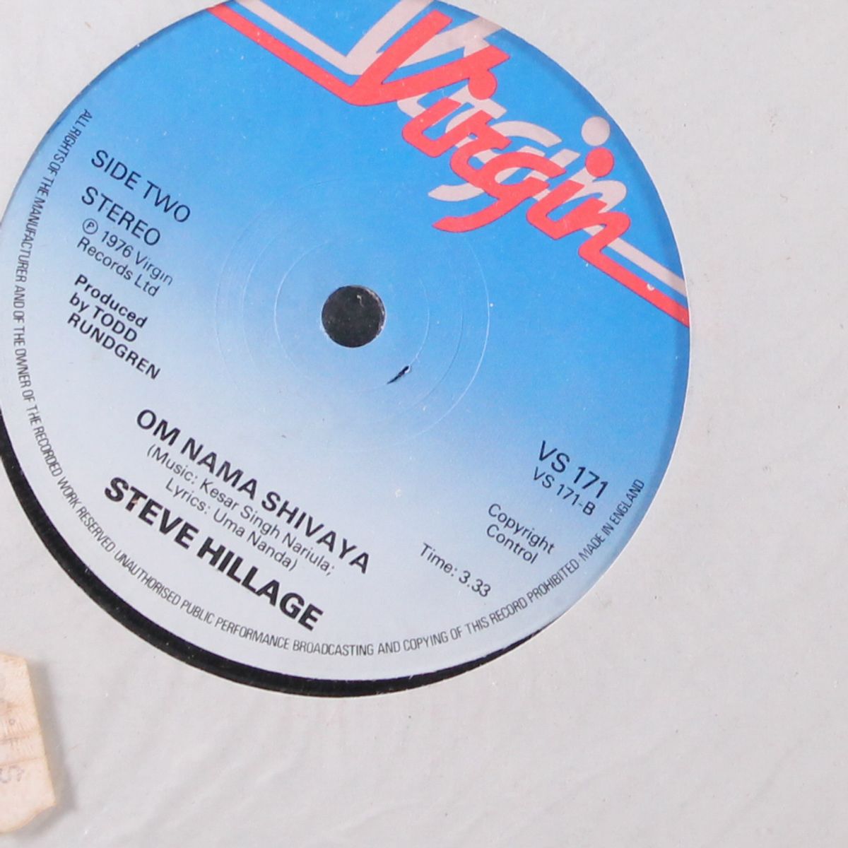 hurdy gurdy man / om nama shivaya by STEVE HILLAGE