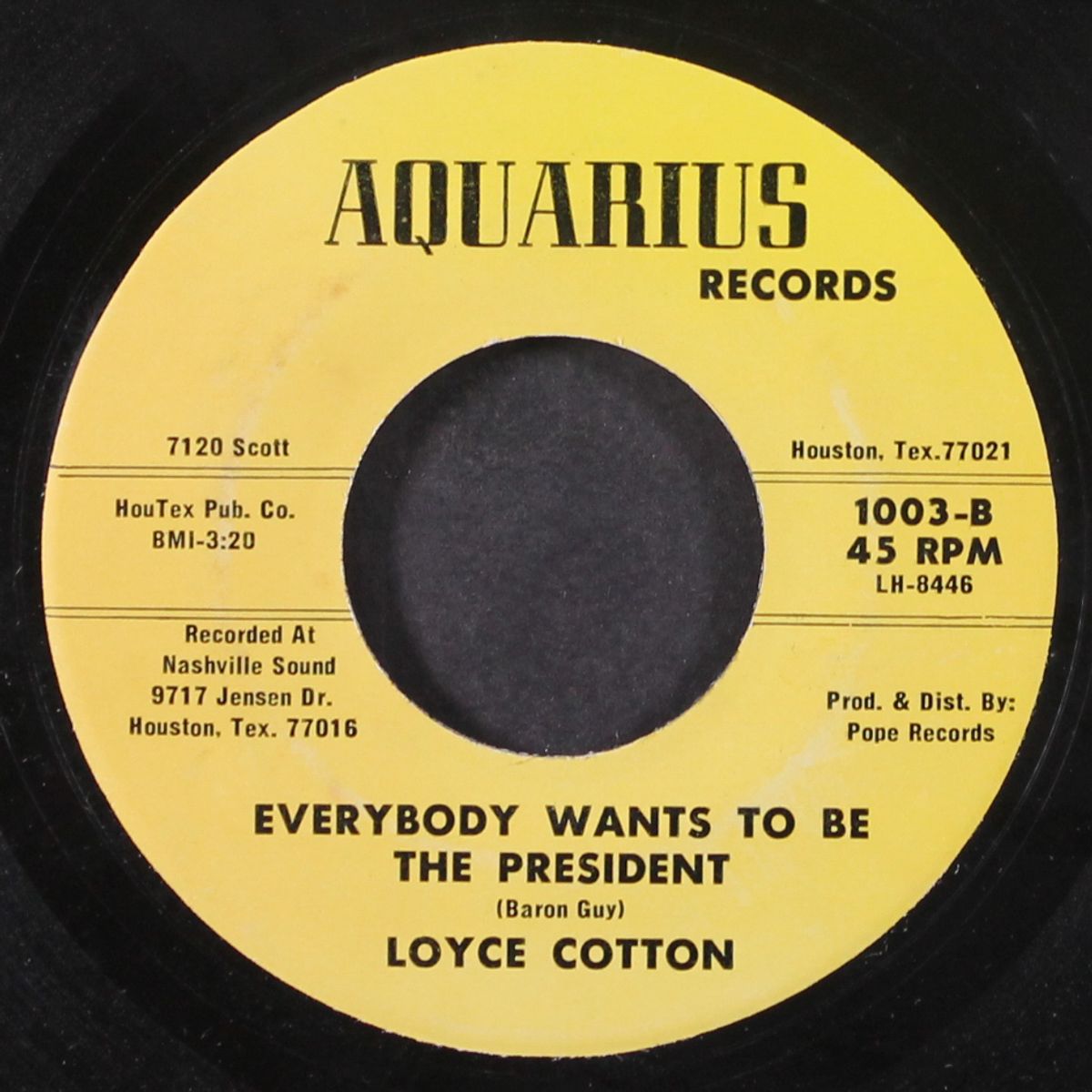 try it, you'll like it / everybody wants to be the president by LOYCE COTTON