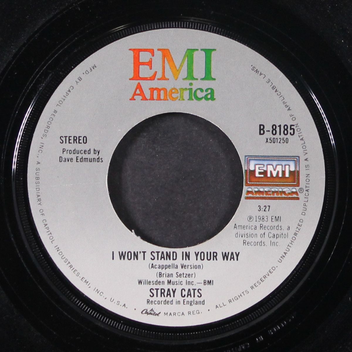 i won't stand in your way / a cappella by STRAY CATS
