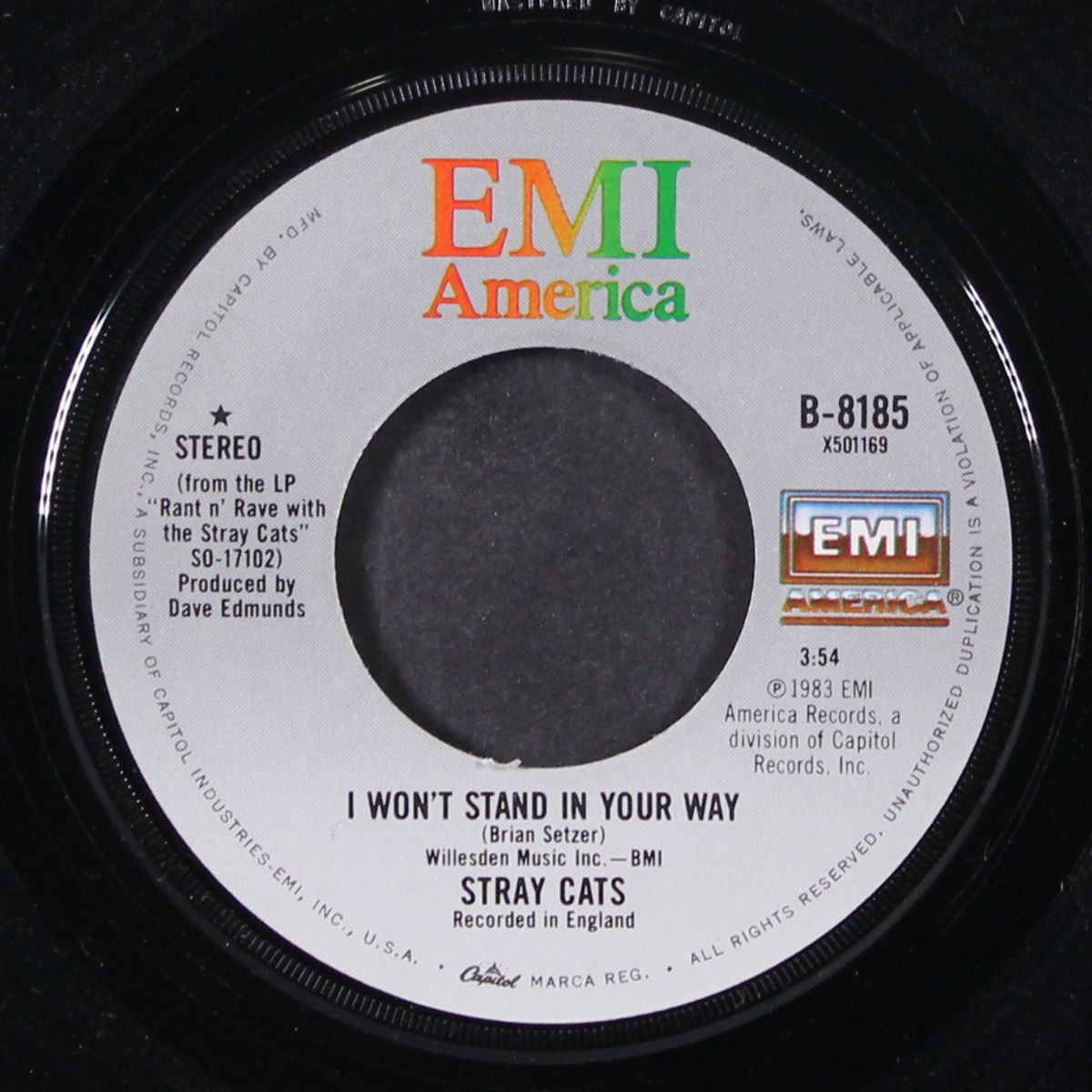 i won't stand in your way / a cappella by STRAY CATS