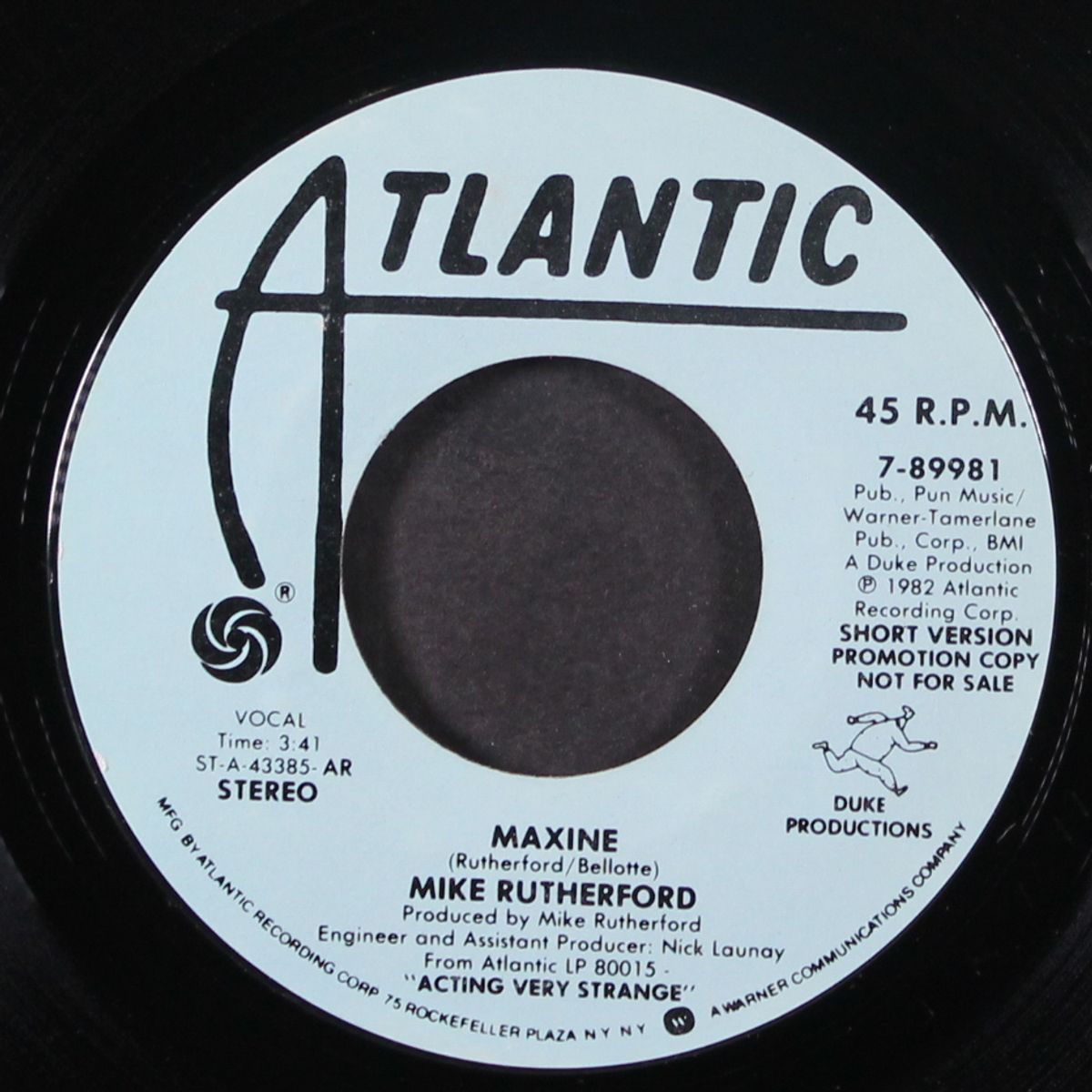 maxine / same by MIKE RUTHERFORD