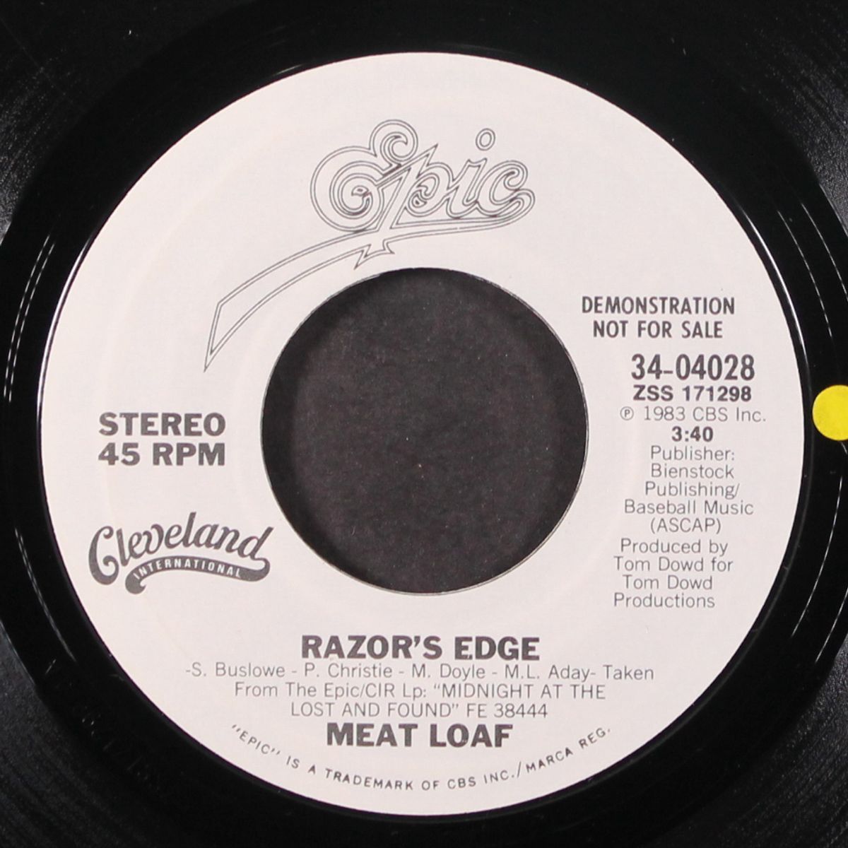 razor's edge / same by MEAT LOAF
