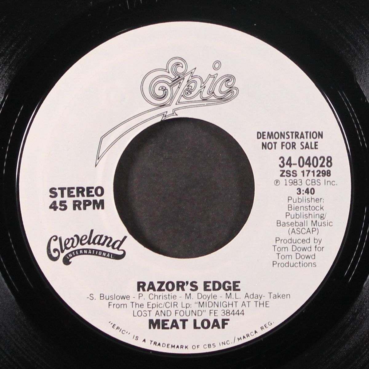 razor's edge / same by MEAT LOAF