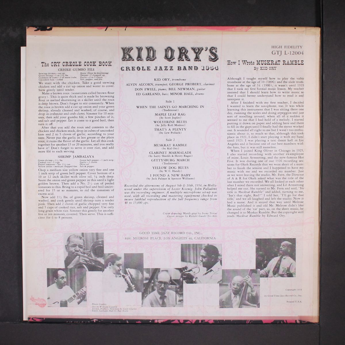 1954 by KID ORY