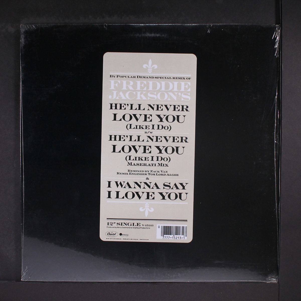 he'll never love you by FREDDIE JACKSON