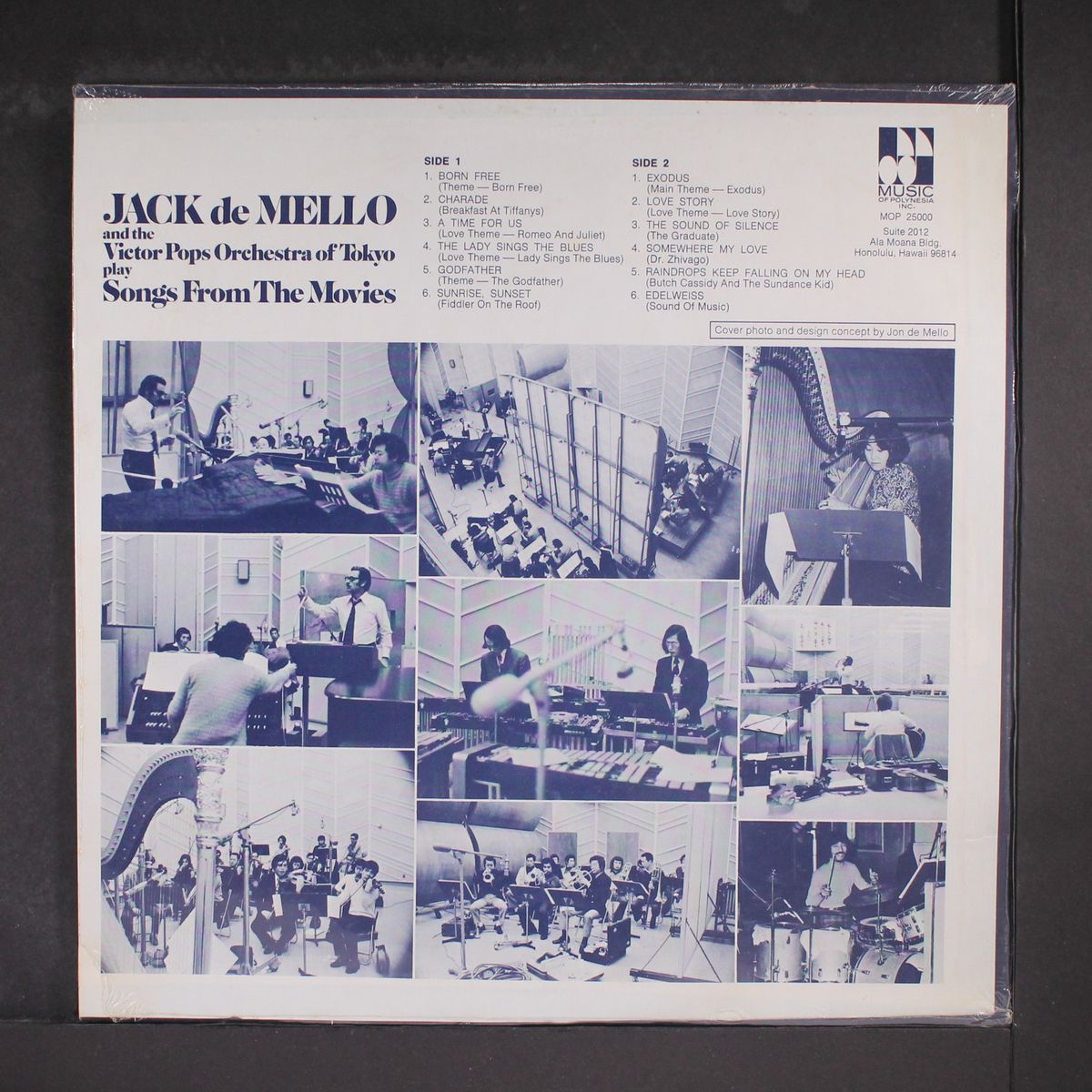 songs from the movies by JACK DE MELLO