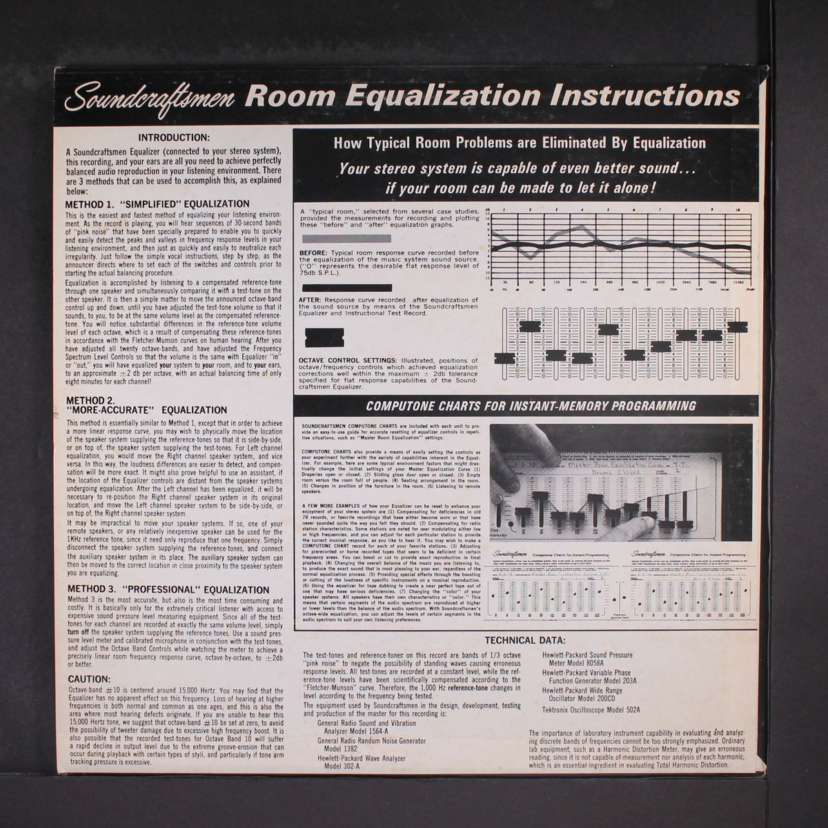 instructional test record by NO ARTIST