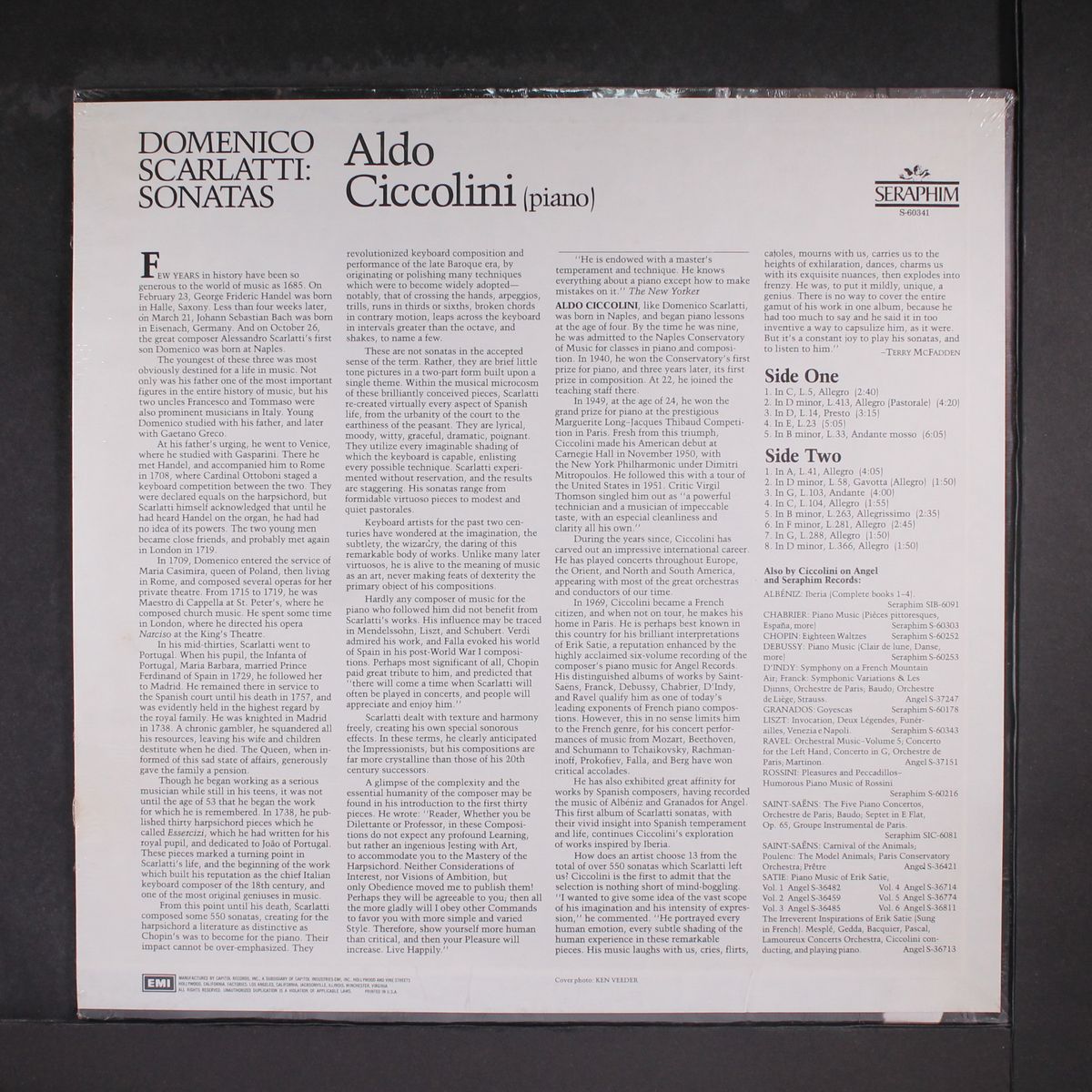 domenico: sonatas by ALDO CICCOLINI