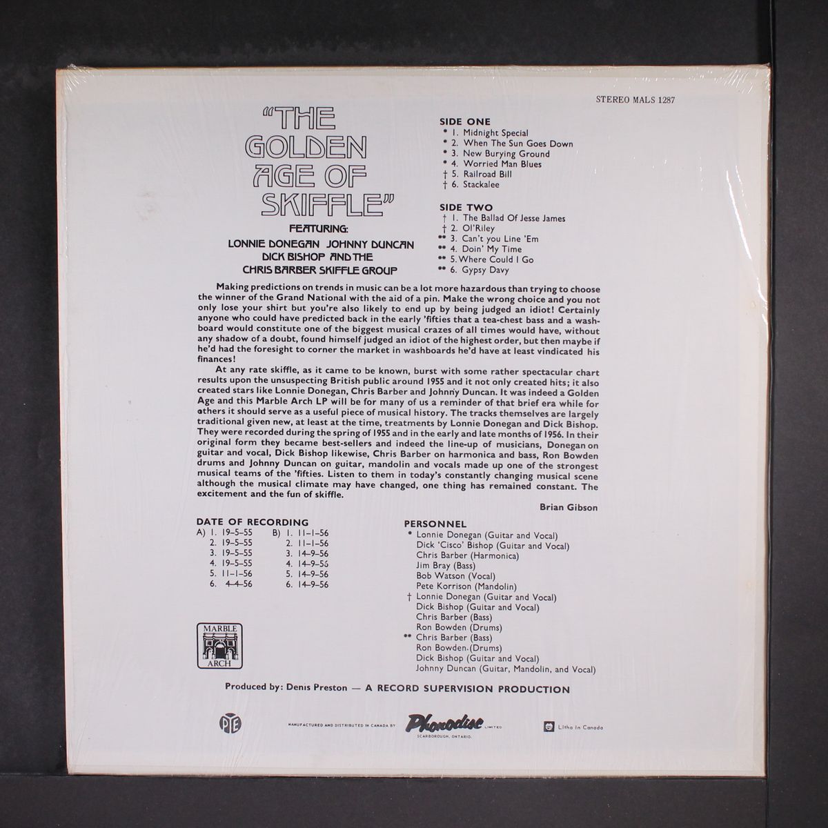 the golden age of skiffle by VARIOUS