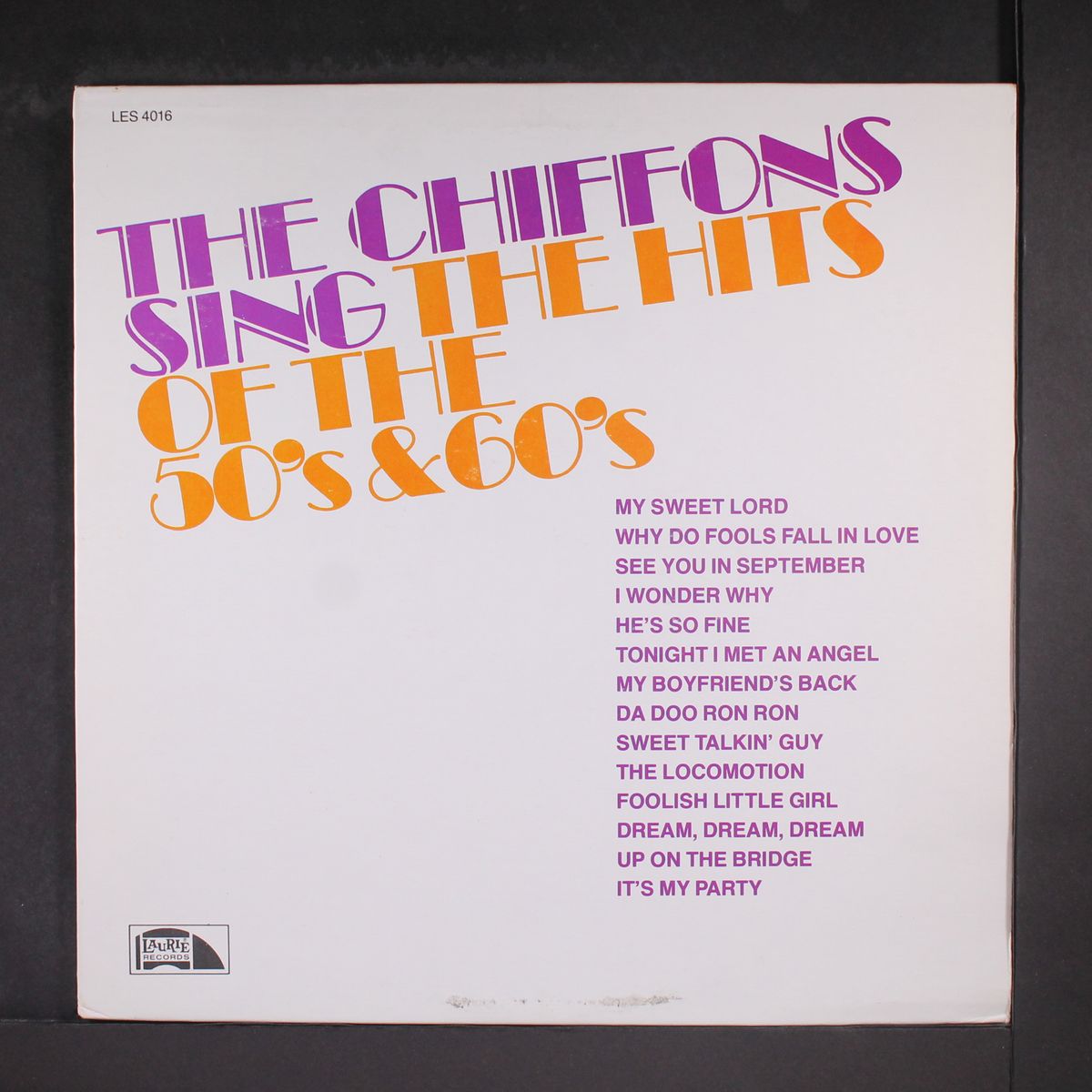 sing the hits of the 50's & 60's by CHIFFONS