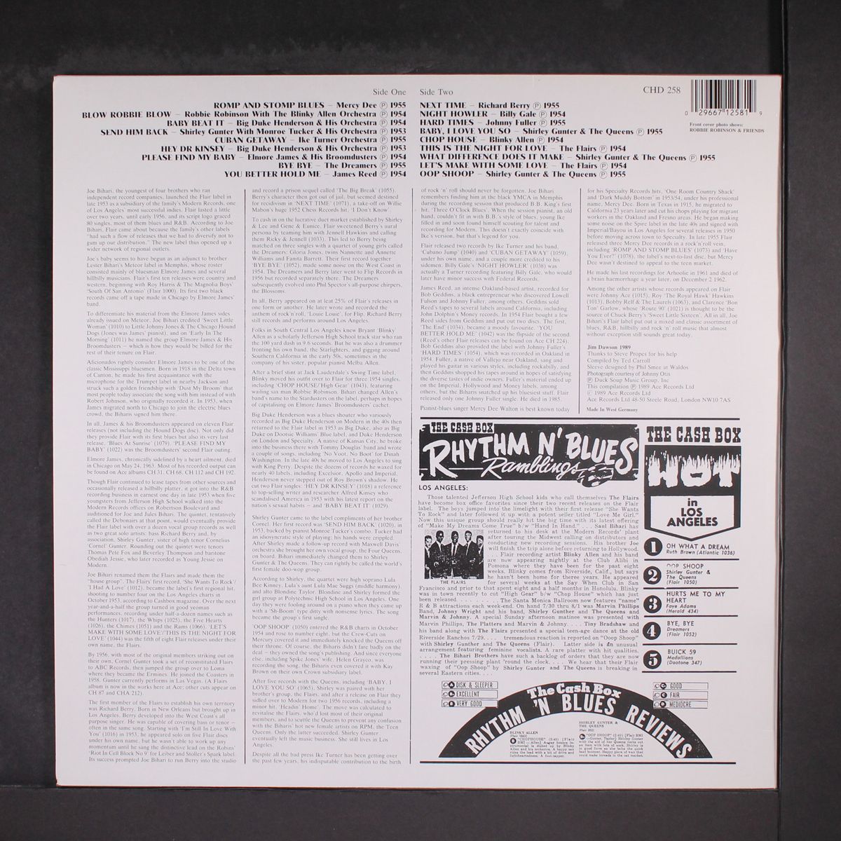 r & b confidential, no. 1; the flair label by VARIOUS